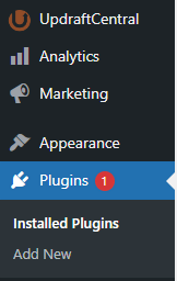 Plugins window