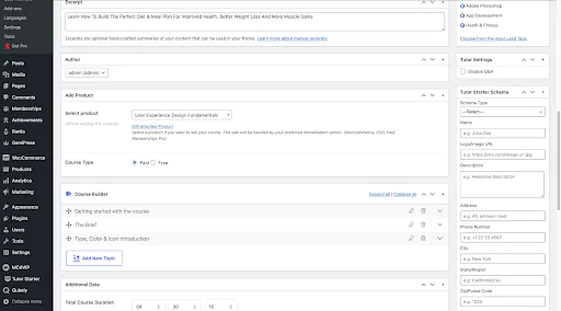 Monetize courses dash